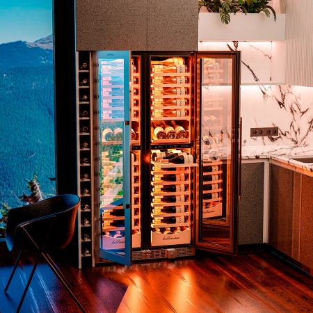 Винный шкаф Meyvel MV106-KST2 компрессорный двухзонный